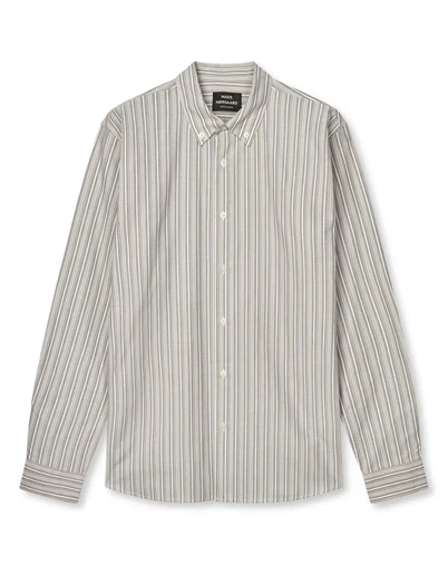 Mads Nørgaard - Oxford Sune Stripe Skjorte - Overland Track